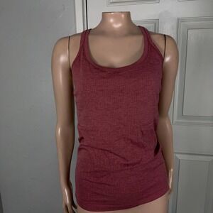 lululemon Women's Shirt 10 Ebb To Street Ribbed Tank top Built in bra M3-16